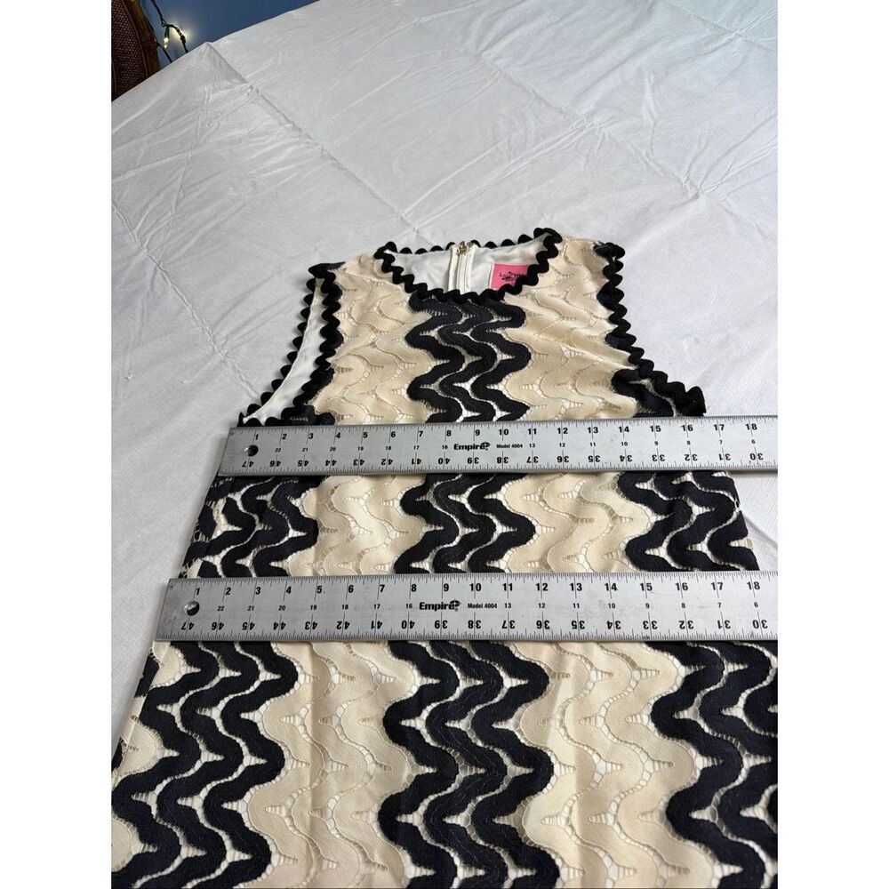 Kate Spade Sand Dune Lace Shift Dress Size 2 Defaced - Picture 2 of 6